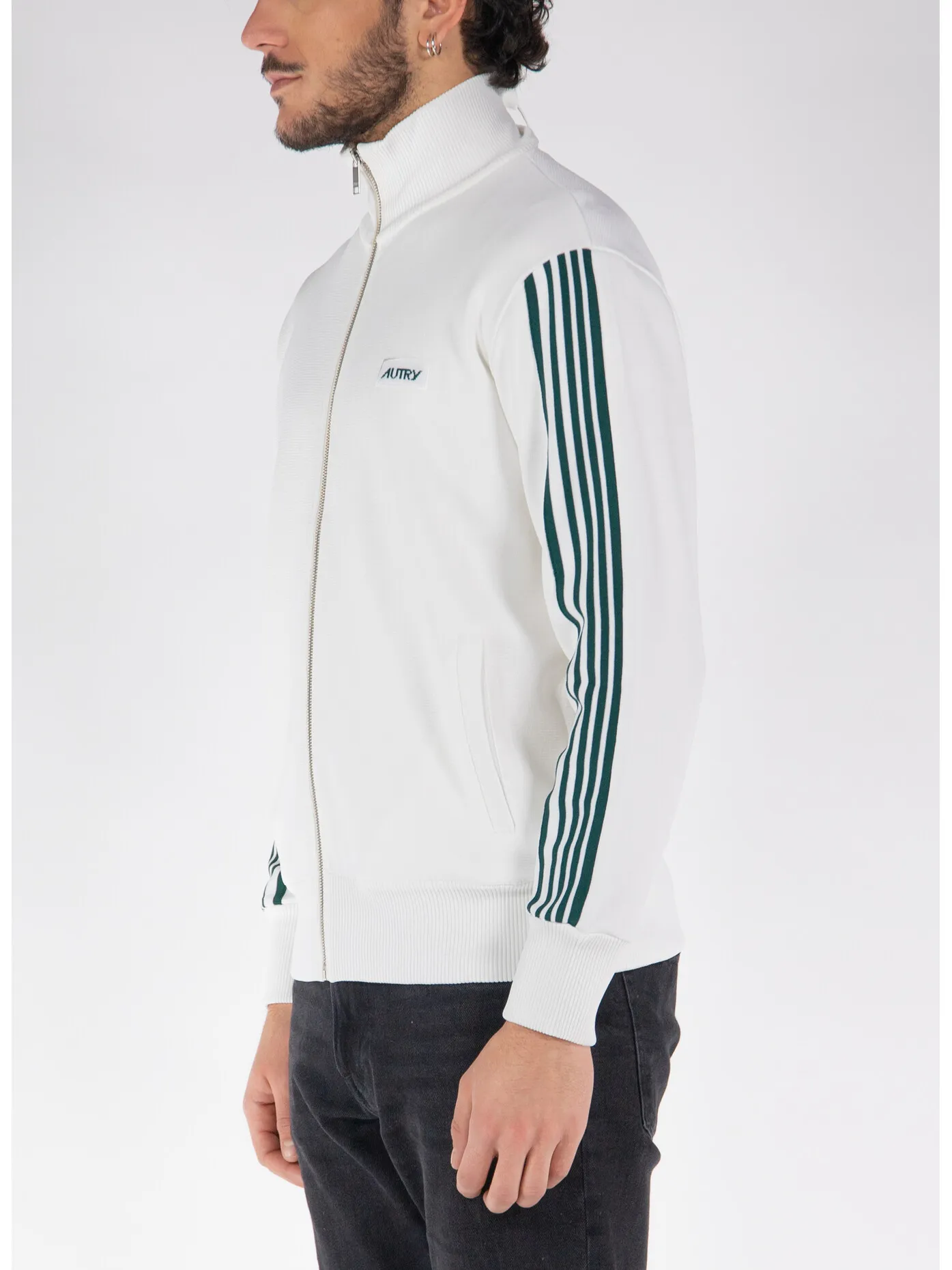     -AUTRY    -FELPA FULL ZIP CON LOGO-