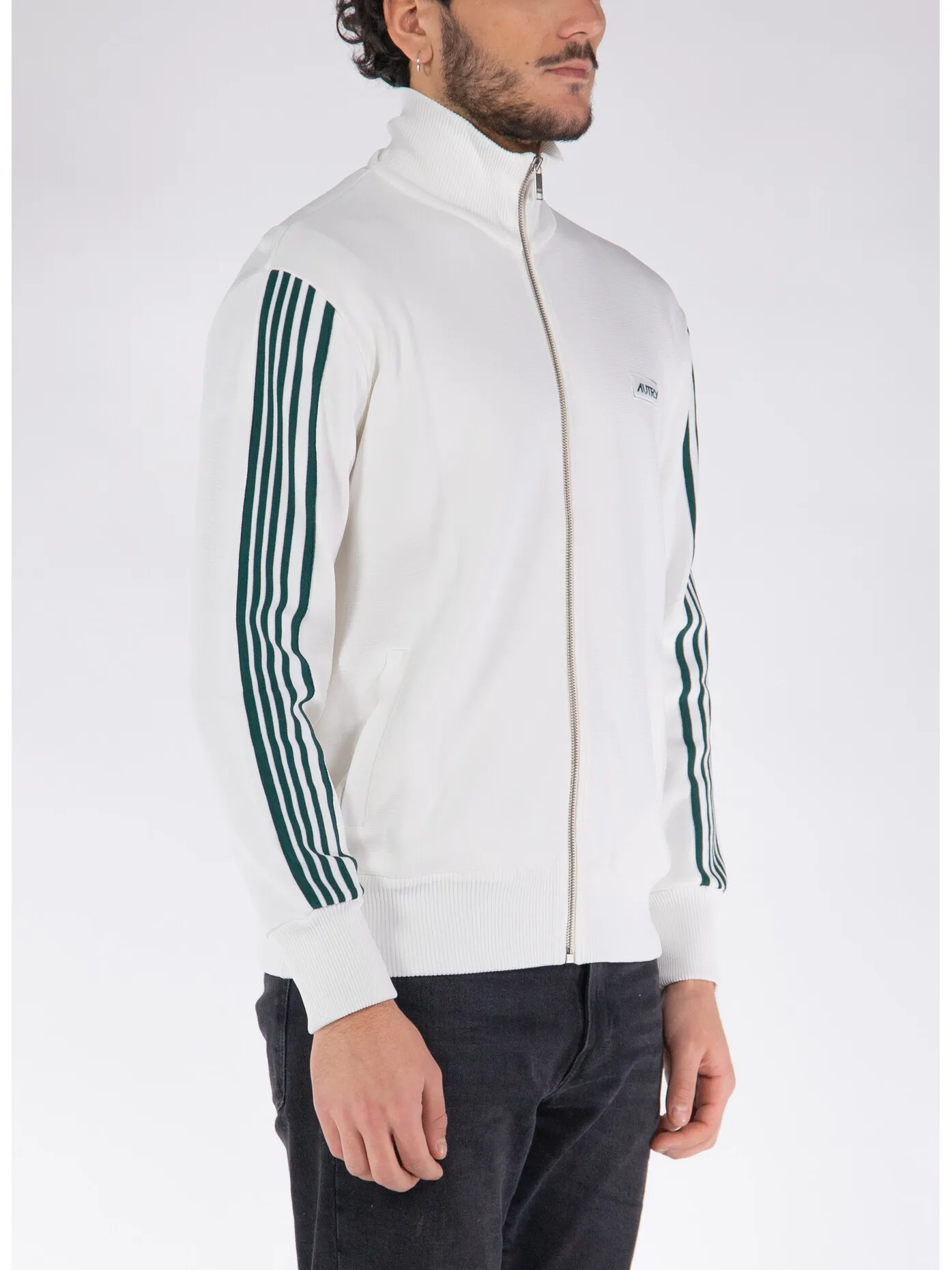     -AUTRY    -FELPA FULL ZIP CON LOGO-