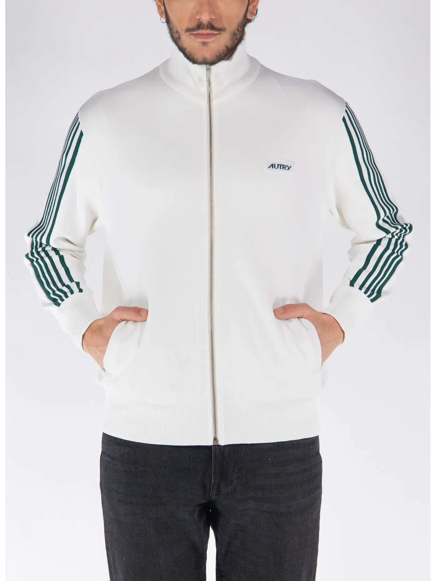     -AUTRY    -FELPA FULL ZIP CON LOGO-