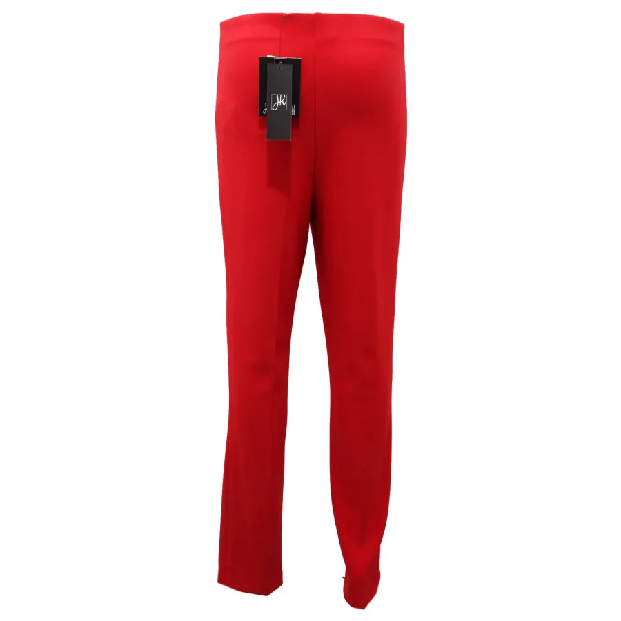 0377AF pantalone donna JOSEPH RIBKOFF red slim fit trouser woman