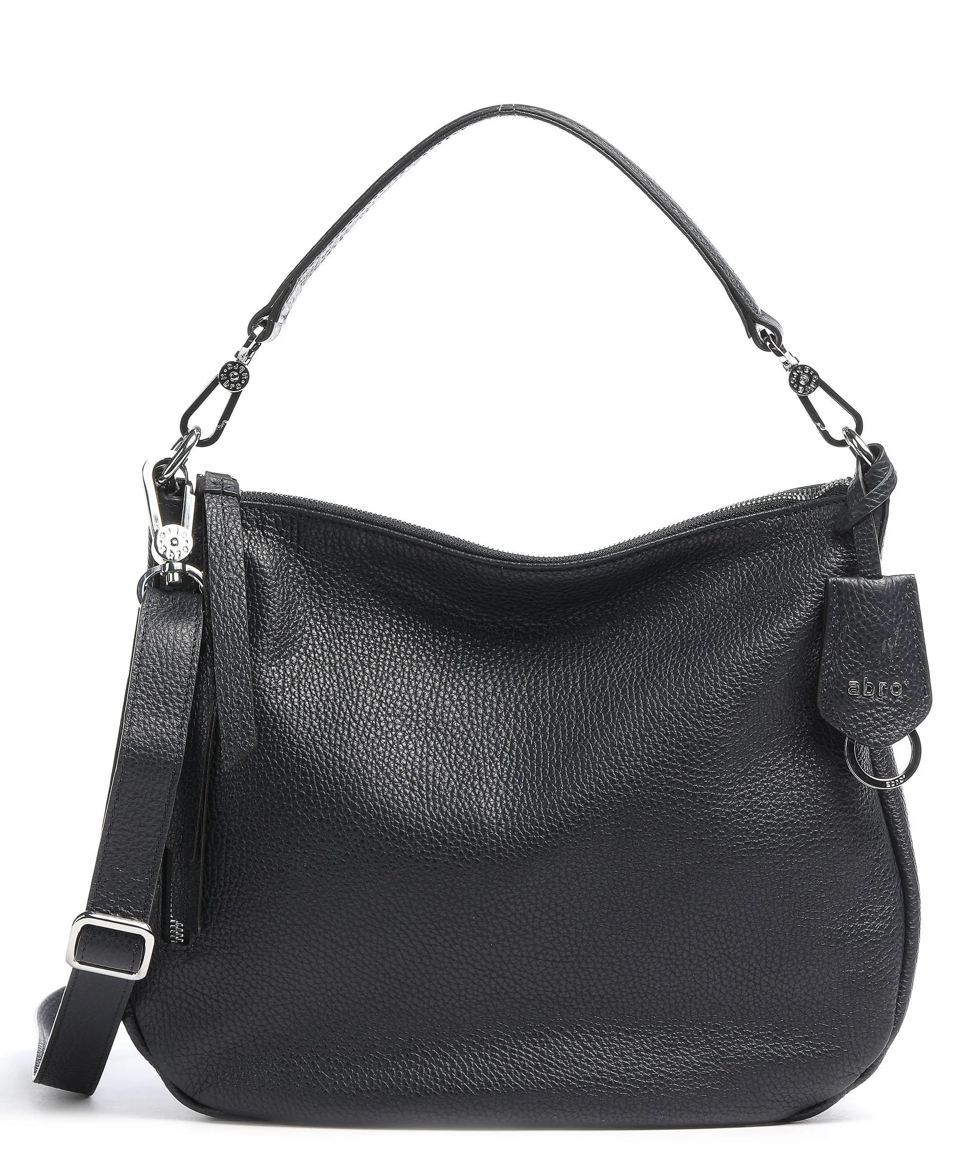  Abro Adria Juna Borsa hobo pelle di vacchetta grana blu scuro  