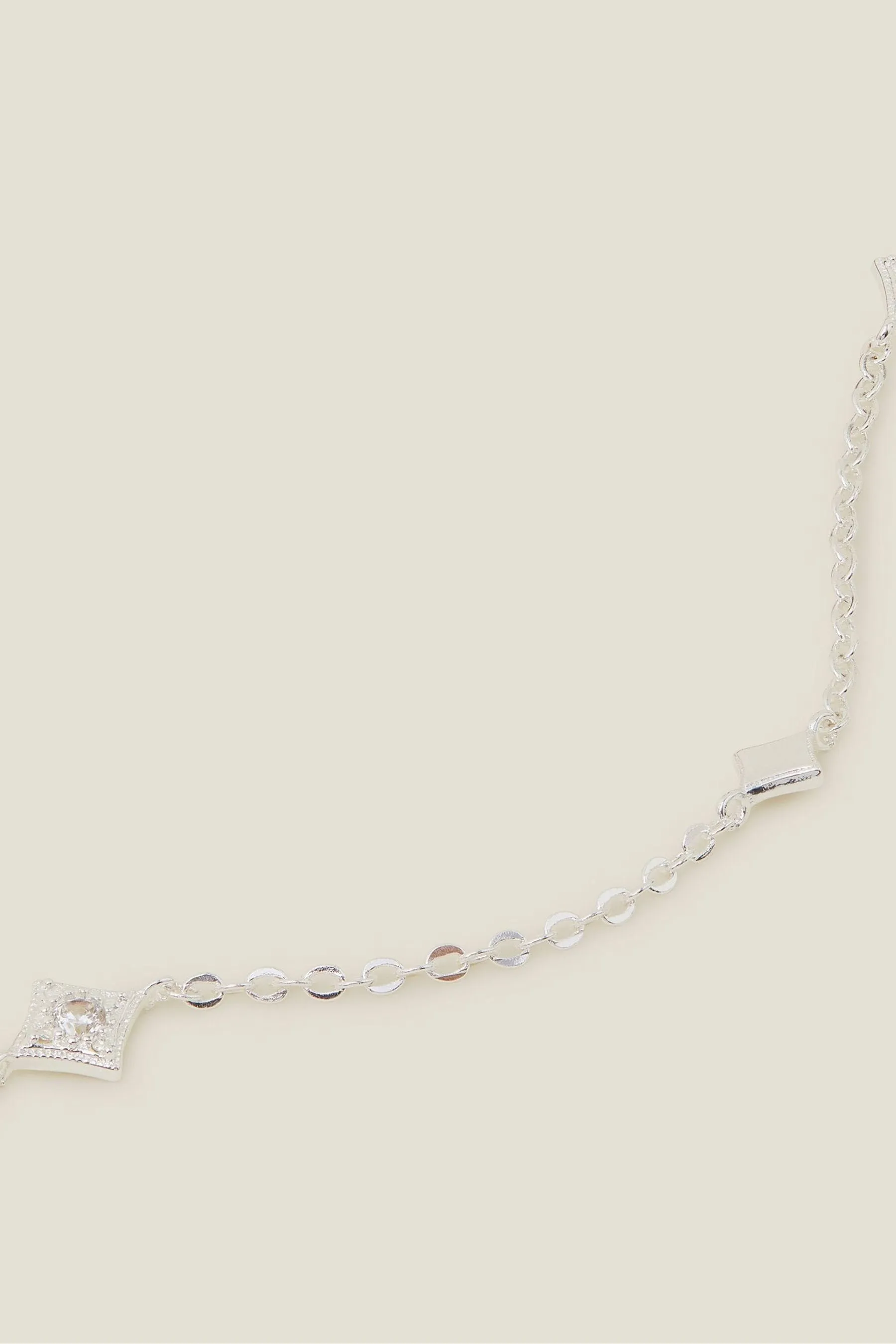 Accessorize Station - Collana placcata con strass