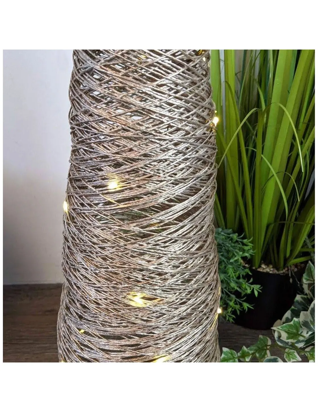 Albero di Natale BigBuy Christmas Bianco (Ø 16,5x60 cm)