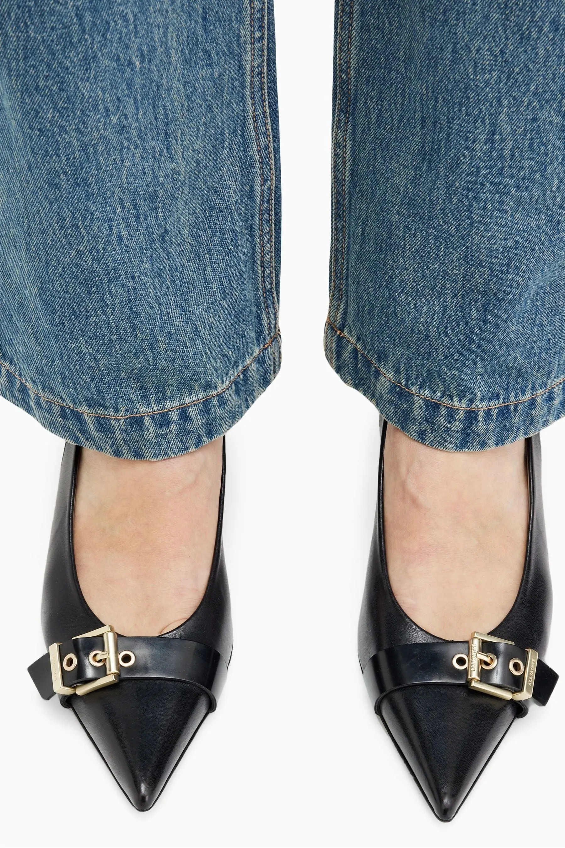 AllSaints - Selina - Scarpe con tacco e cinturino posteriore