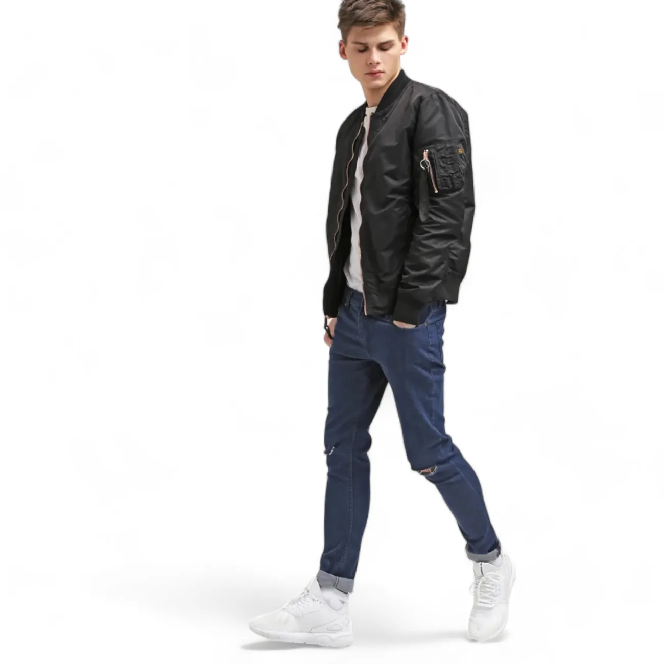 Alpha Industries bomber MA-1 nero