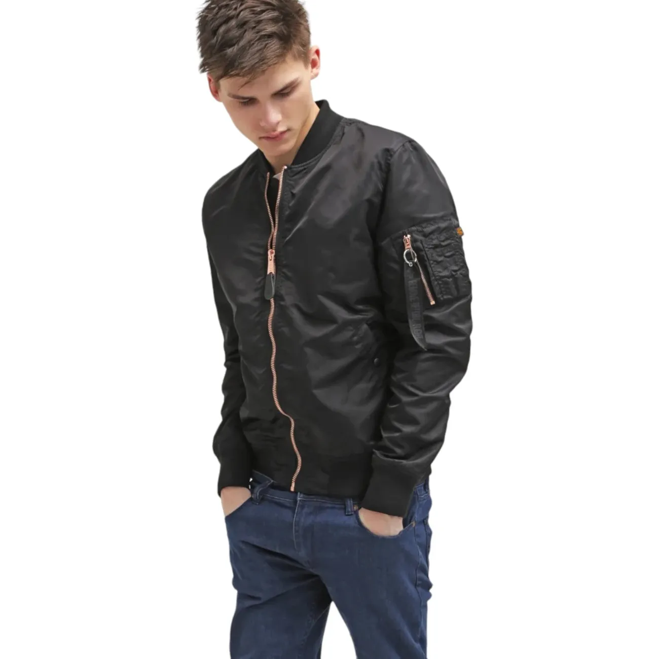 Alpha Industries bomber MA-1 nero