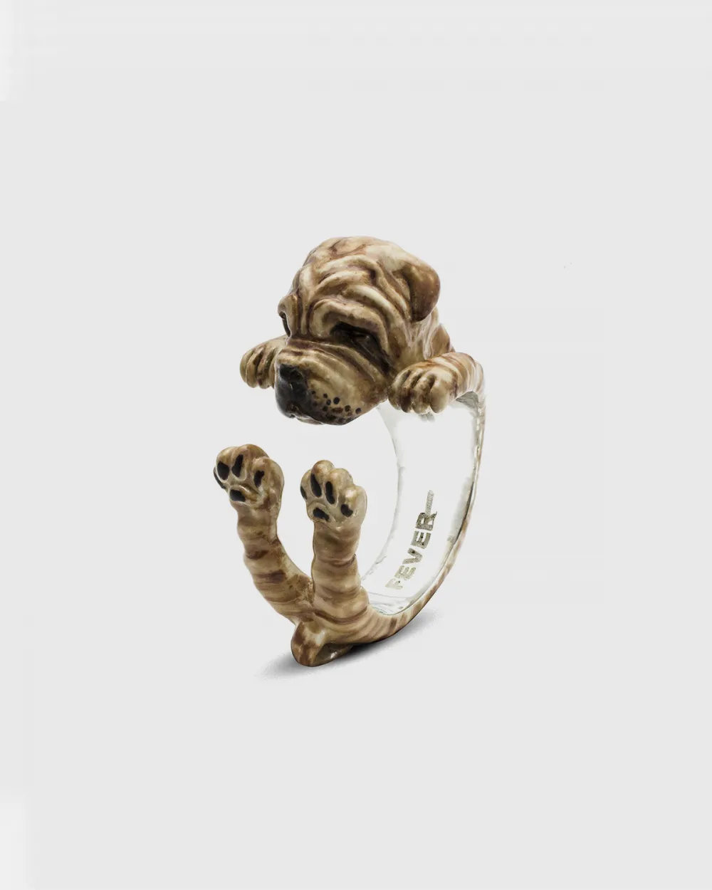 ANELLO HUG SHAR PEI SMALTATO