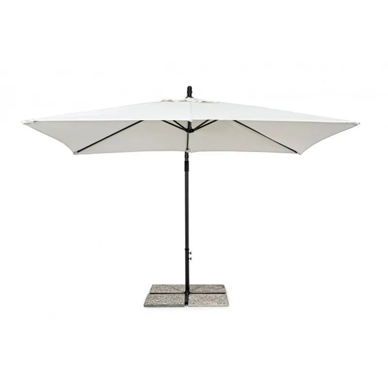 Bizzotto outdoor Ombrellone braccio Texas 2x3 antracite/naturale