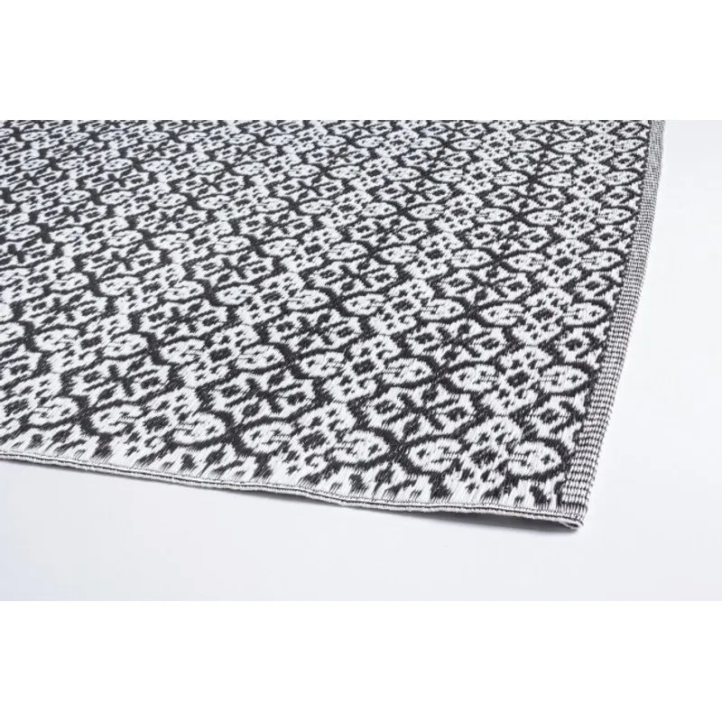 Bizzotto outdoor Tappeto Tirrenia nero-bia 150x210