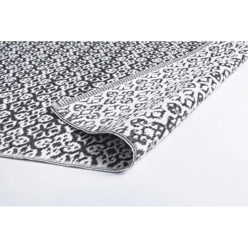 Bizzotto outdoor Tappeto Tirrenia nero-bia 150x210