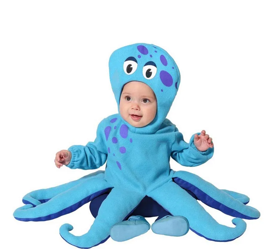 Blu Octopus costume del bambino tentacolare