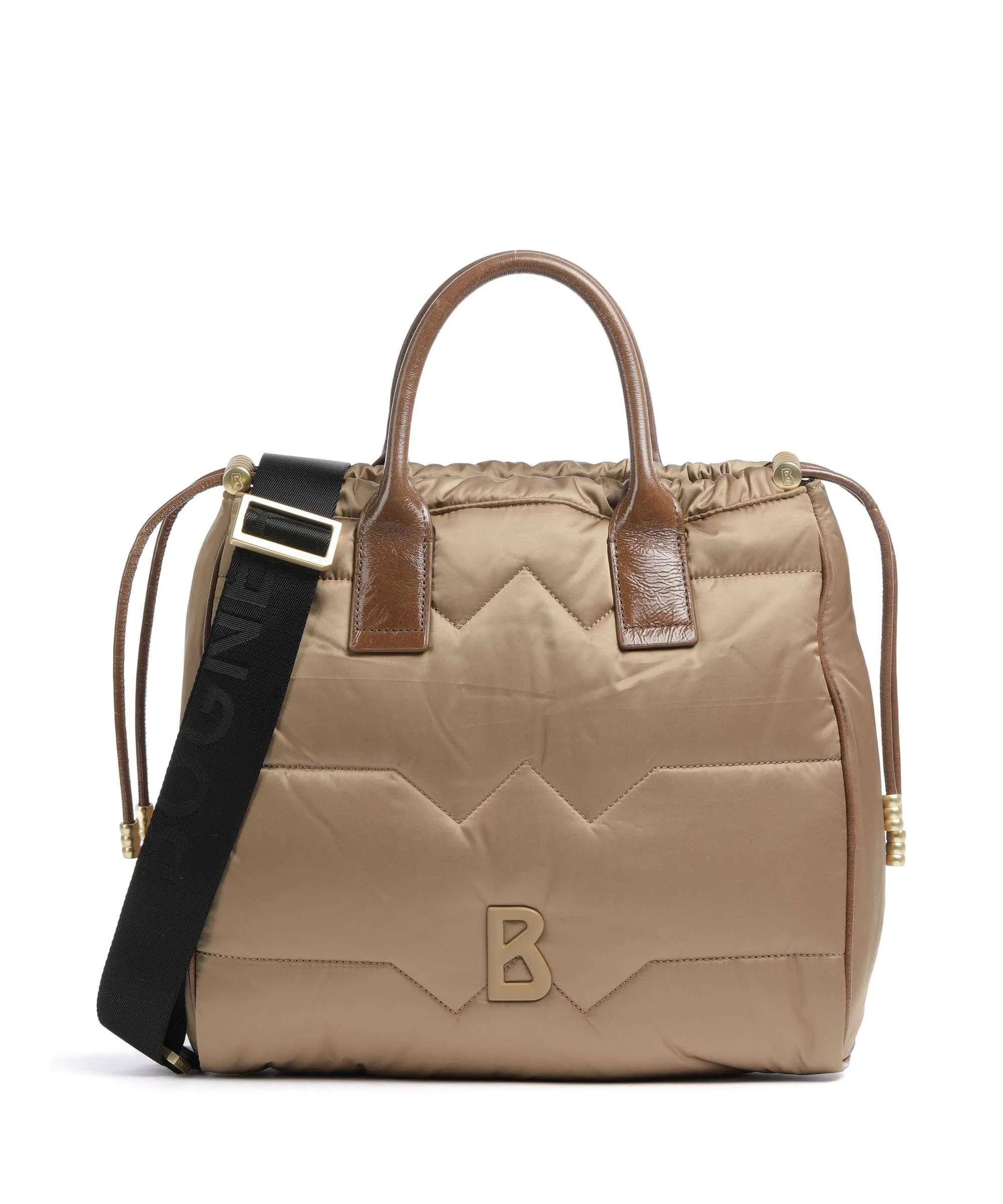  Bogner Morzine Malina Borsa a secchiello nylon marrone chiaro  