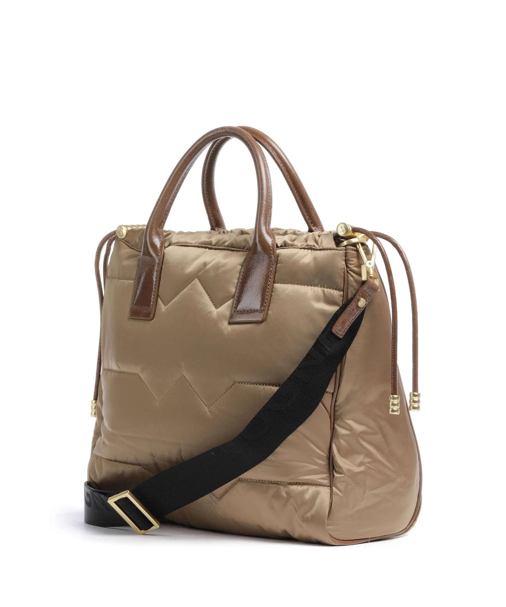  Bogner Morzine Malina Borsa a secchiello nylon marrone chiaro  