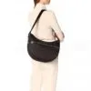 Borbonese LUNA BAG MIDDLE 100 NERO