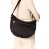 Borbonese LUNA BAG MIDDLE 100 NERO