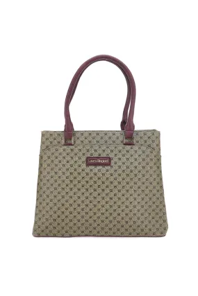 Borsa a Spalla Beige a Trapezio Laura Biagiotti Dema