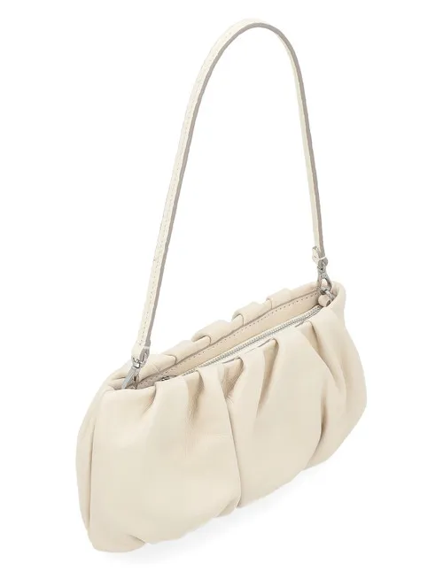 Borsa Clutch Staud Bean color crema