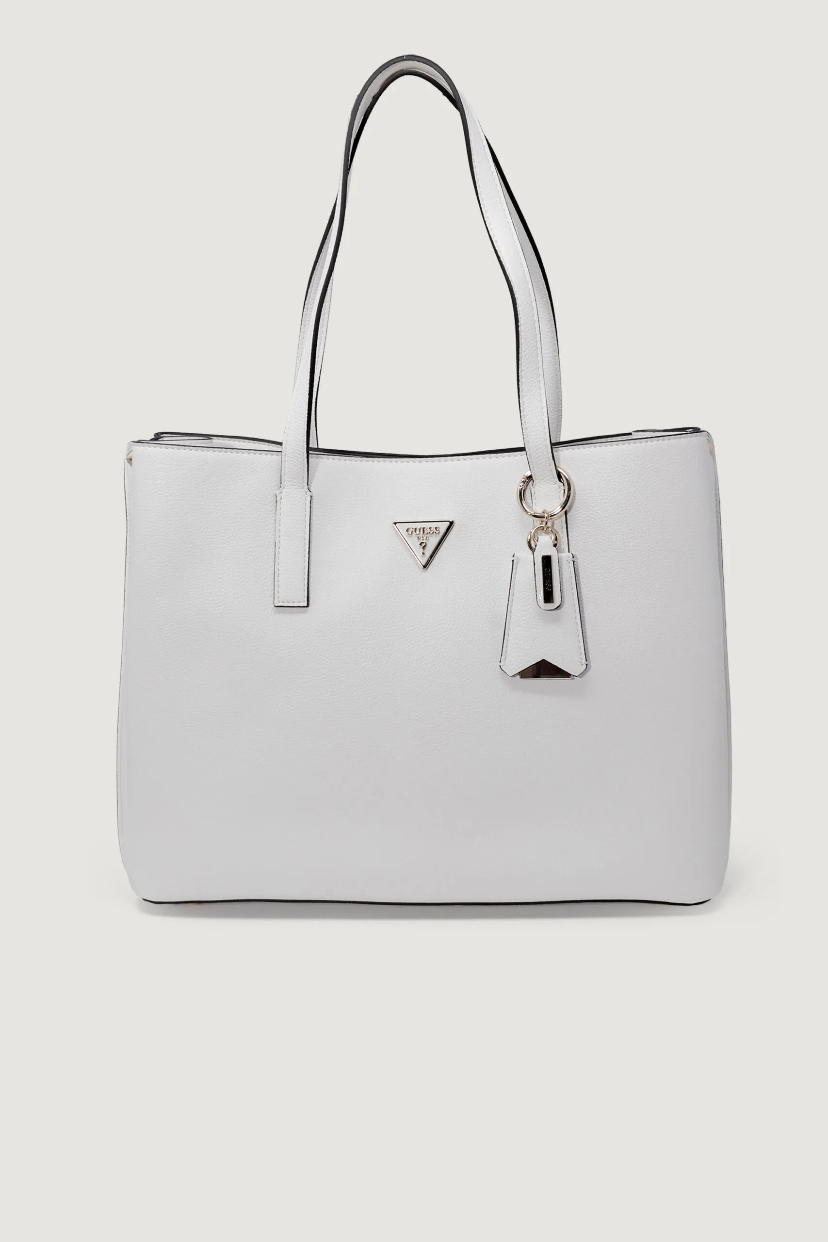Borsa Guess MERIDIAN GIRLFRIEND TOTE Bianco