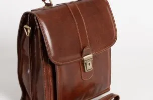 Borsa in pelle naturale Afrodita, marrone