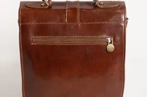 Borsa in pelle naturale Afrodita, marrone