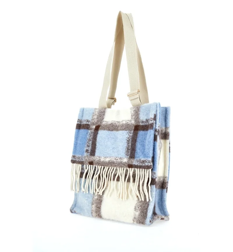 Borsa misto lana