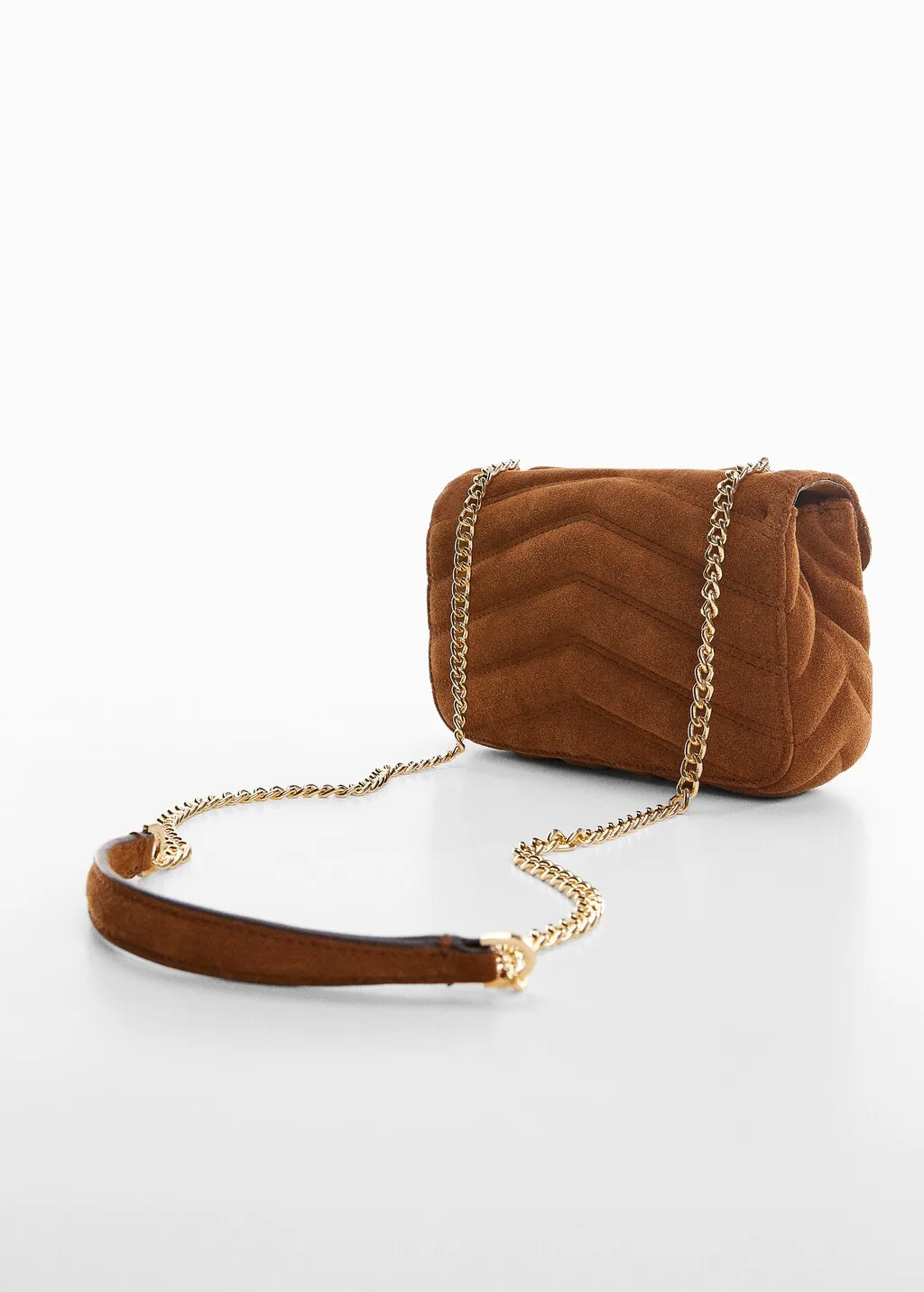 Borsa pelle imbottita