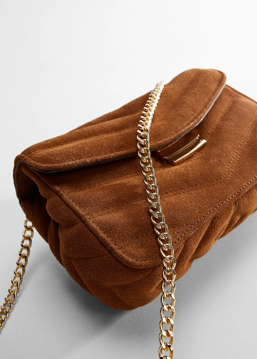 Borsa pelle imbottita