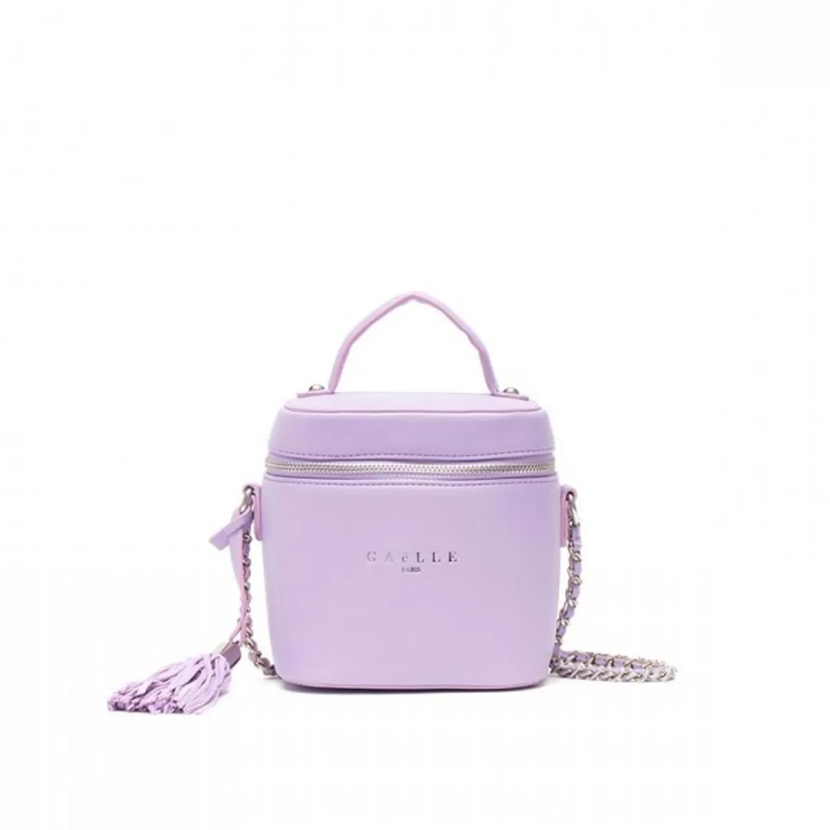 Borsa Secchiello Con Logo, Viola