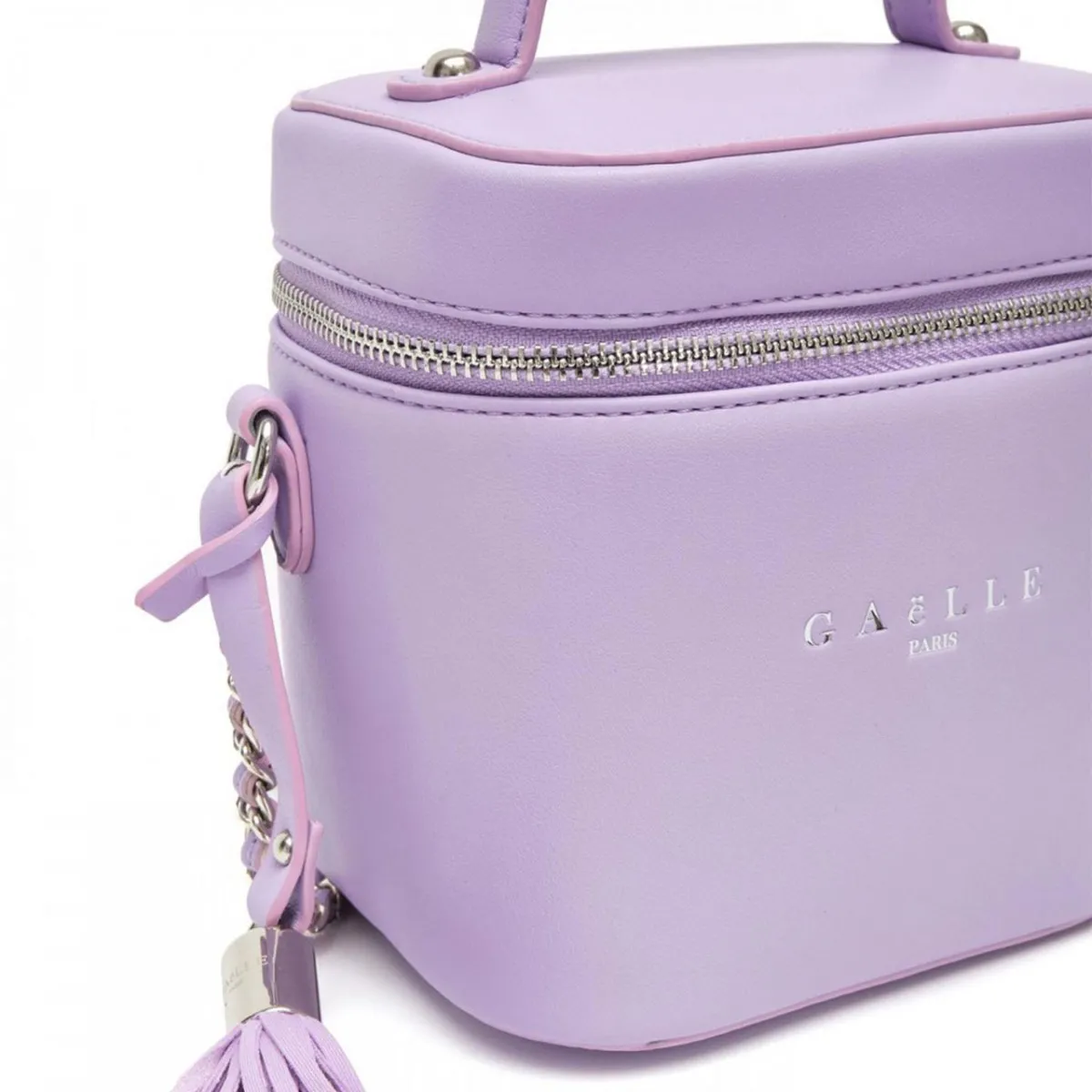 Borsa Secchiello Con Logo, Viola