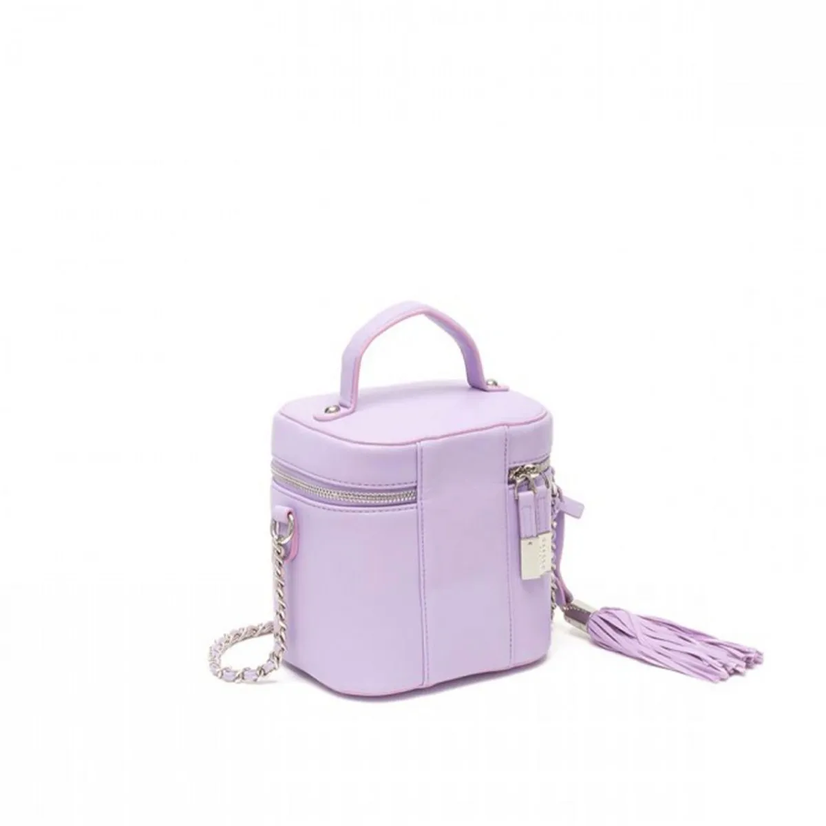 Borsa Secchiello Con Logo, Viola