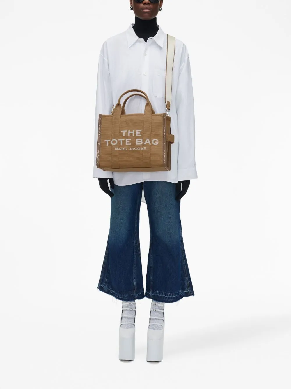 Borsa the medium tote in marrone - donna