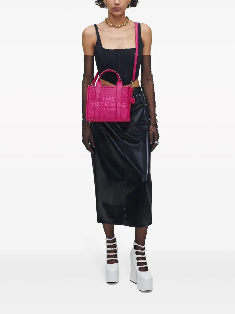 Borsa the small tote in rosa fucsia - donna