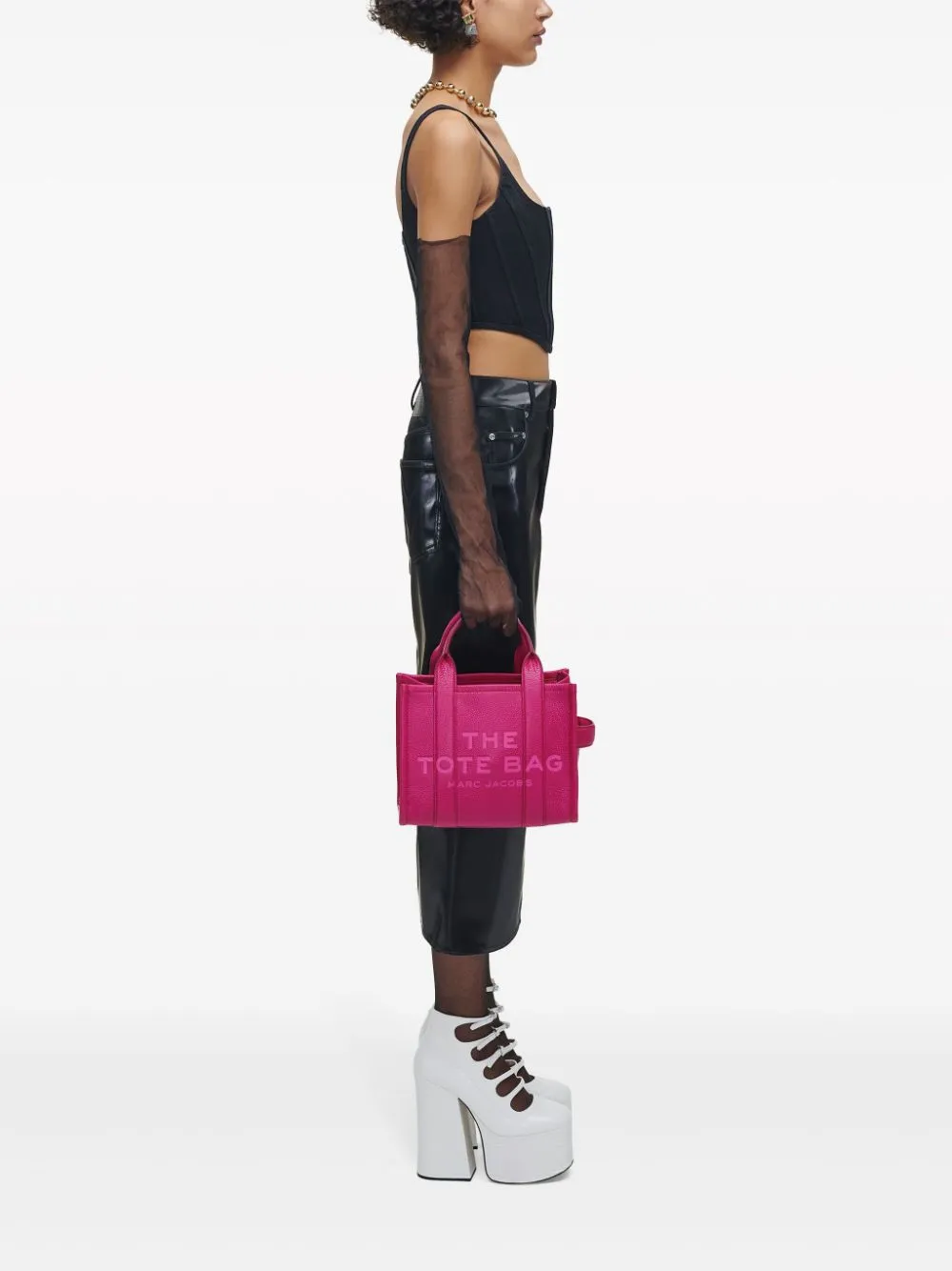 Borsa the small tote in rosa fucsia - donna