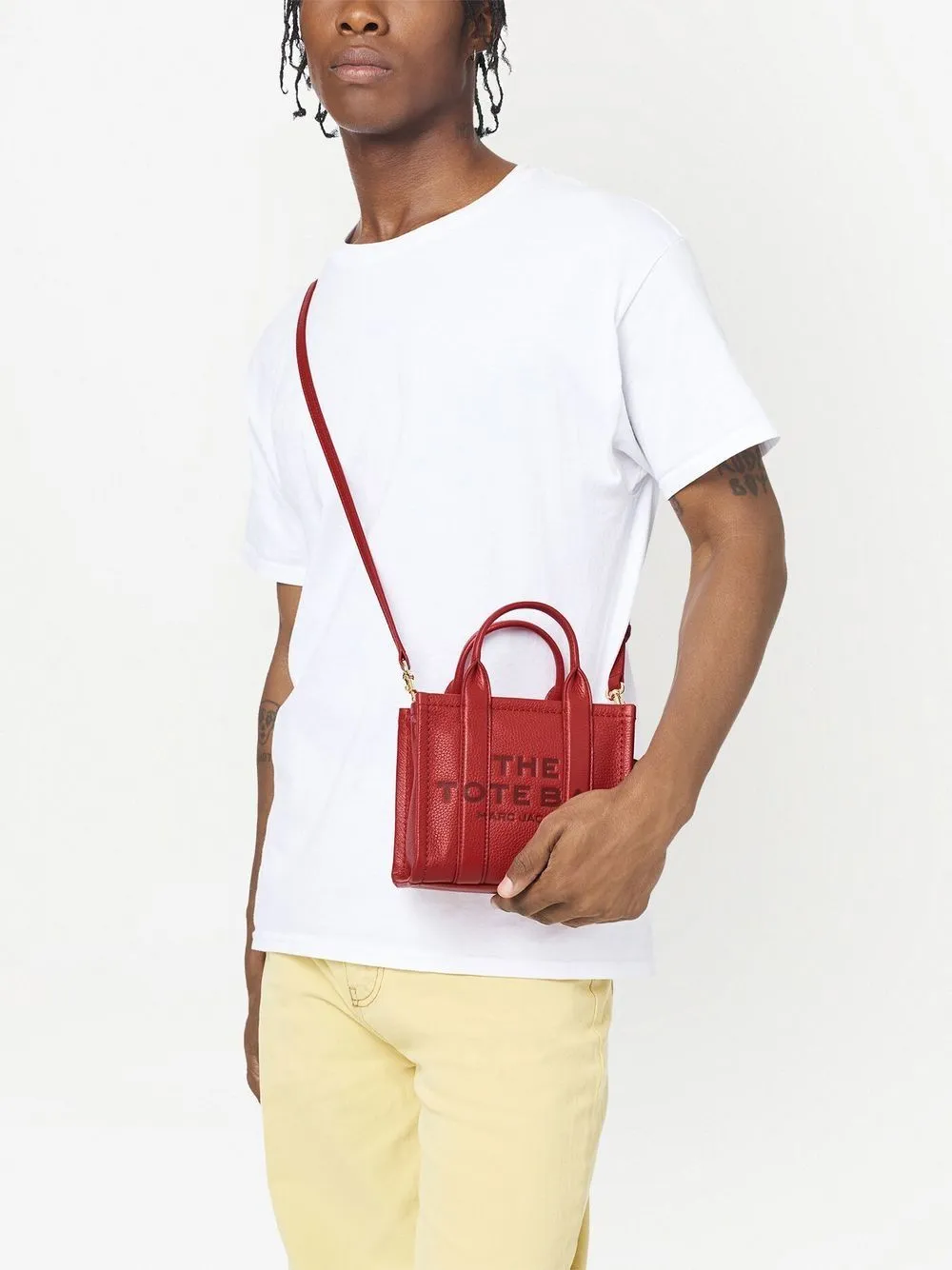 Borsa the small tote in rosso - donna