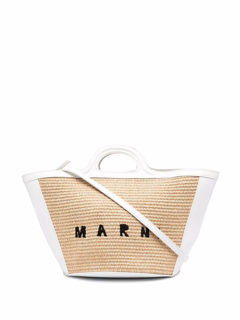 Borsa tote con logo tropicalia ricamato in multicolore - donna