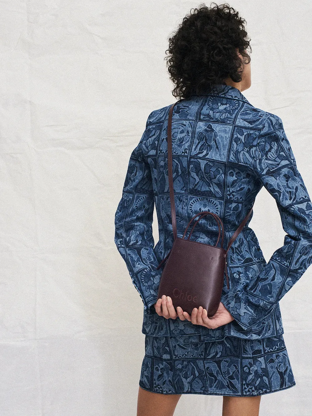 Borsa tote micro Chloé Sense