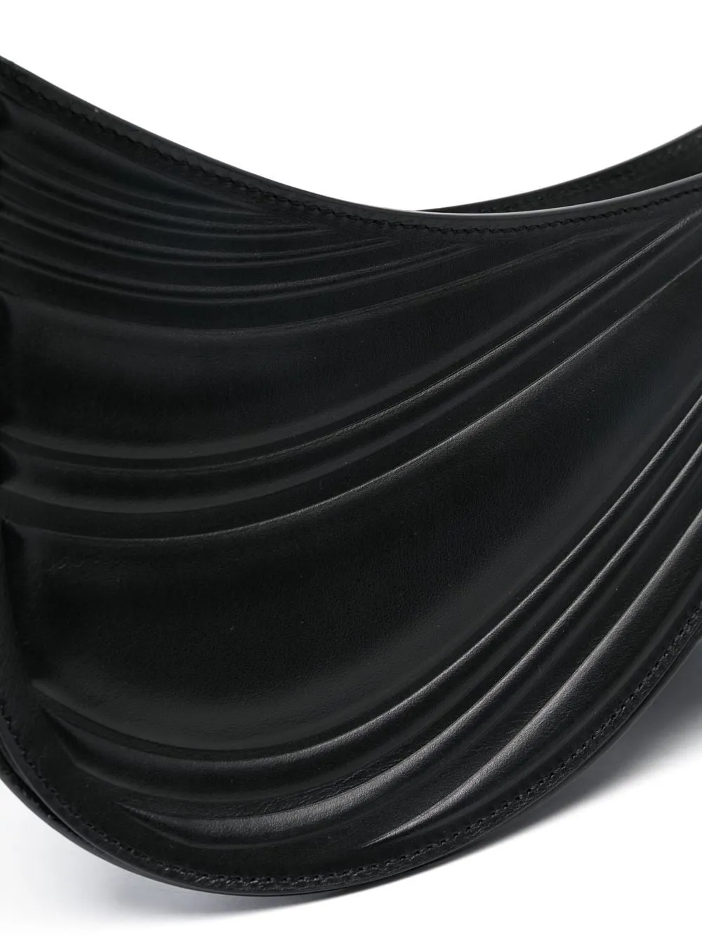 Borsa tote spiral curve 01  in nero - donna