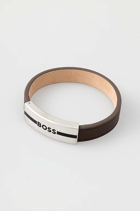 BOSS bracciale in pelle