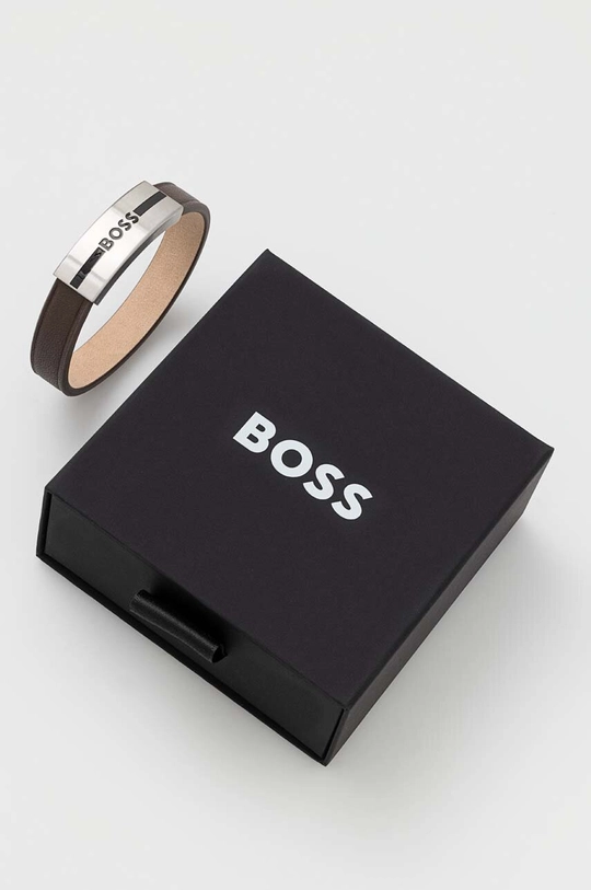 BOSS bracciale in pelle