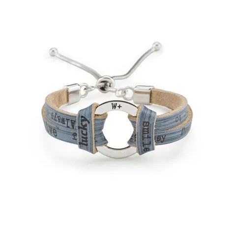  BRACCIALE WE POSITIVE CIRCLE  GLAMOUR COL. GRIGIO