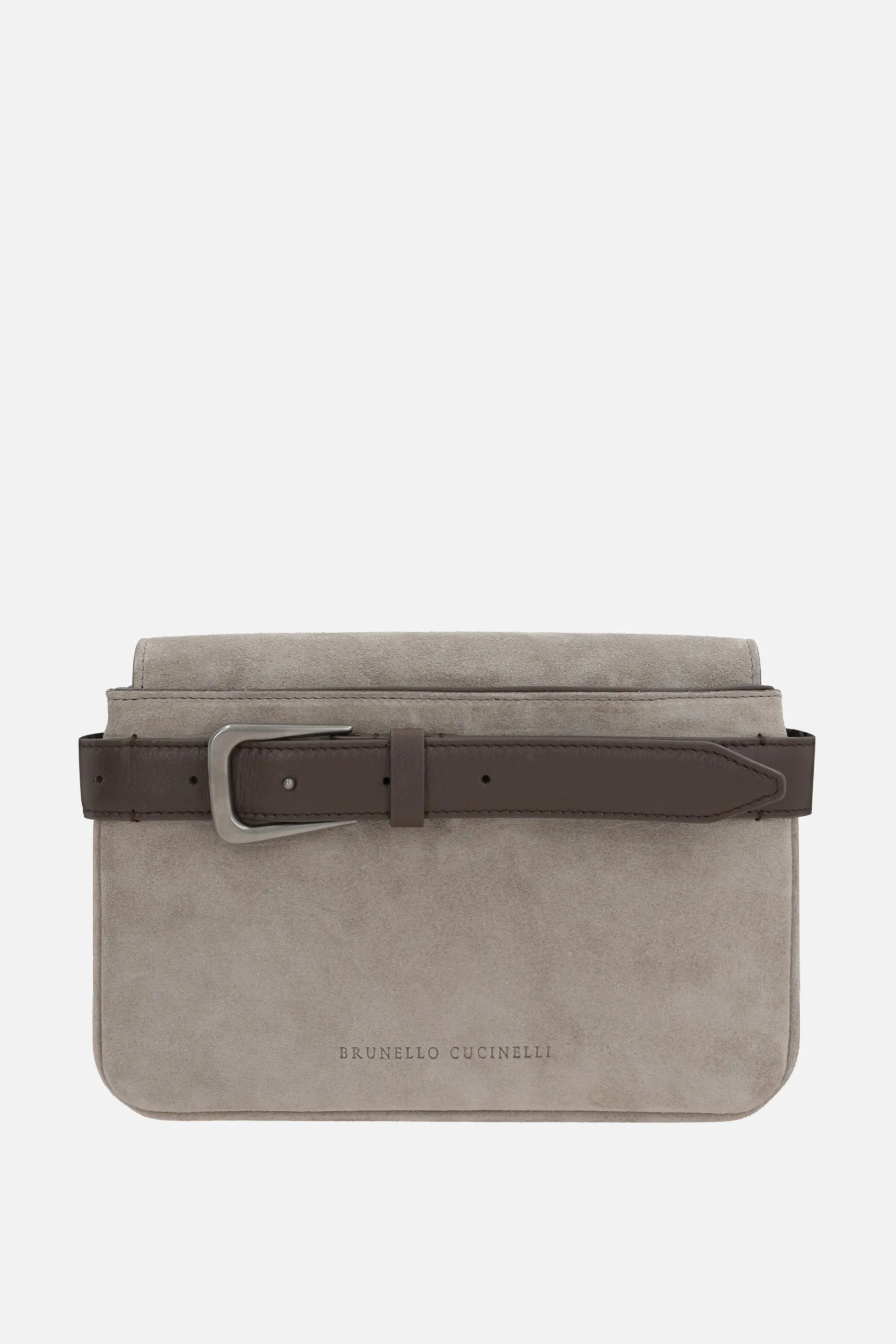  BRUNELLO CUCINELLI borsa a spalla Sartorial small in suede 