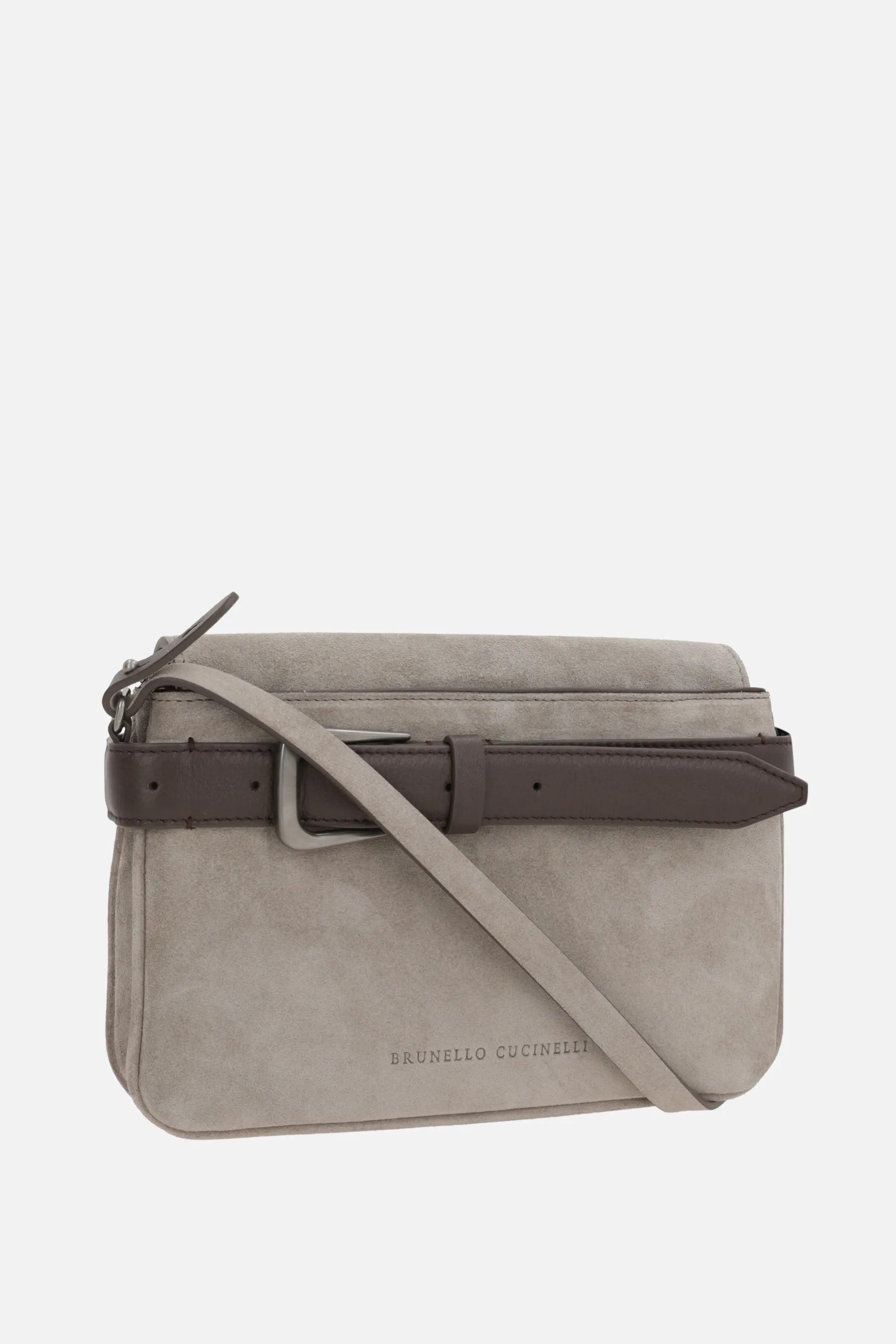  BRUNELLO CUCINELLI borsa a spalla Sartorial small in suede 