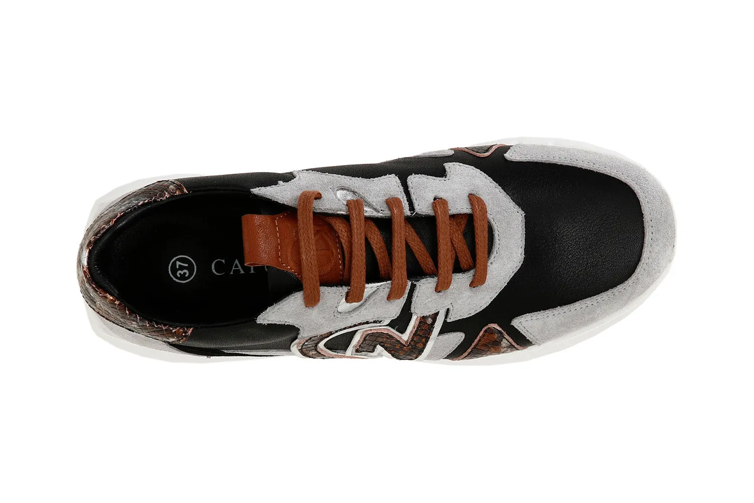 CafèNoir donna sneakers in pelle e camoscio