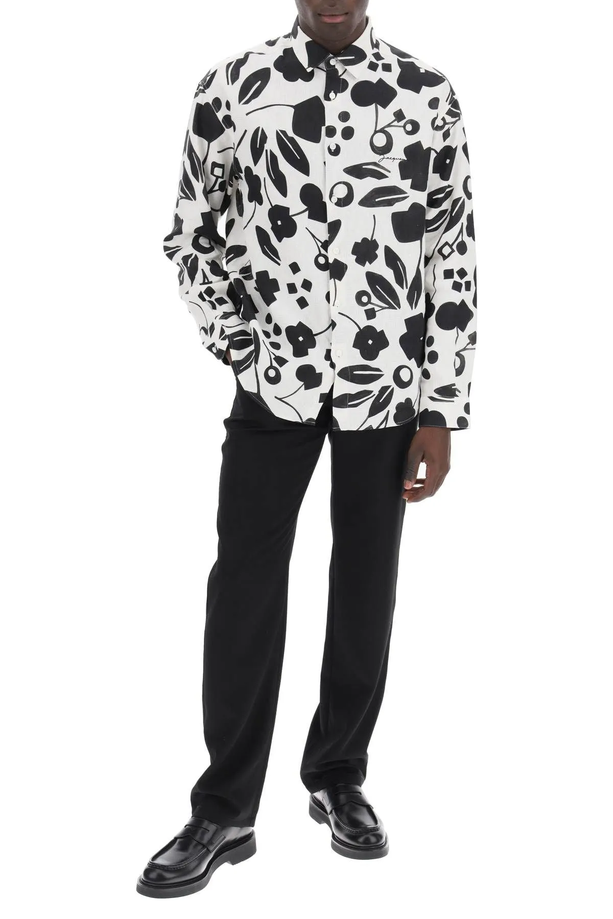 Camicia di lino Jacquemus Floreale con