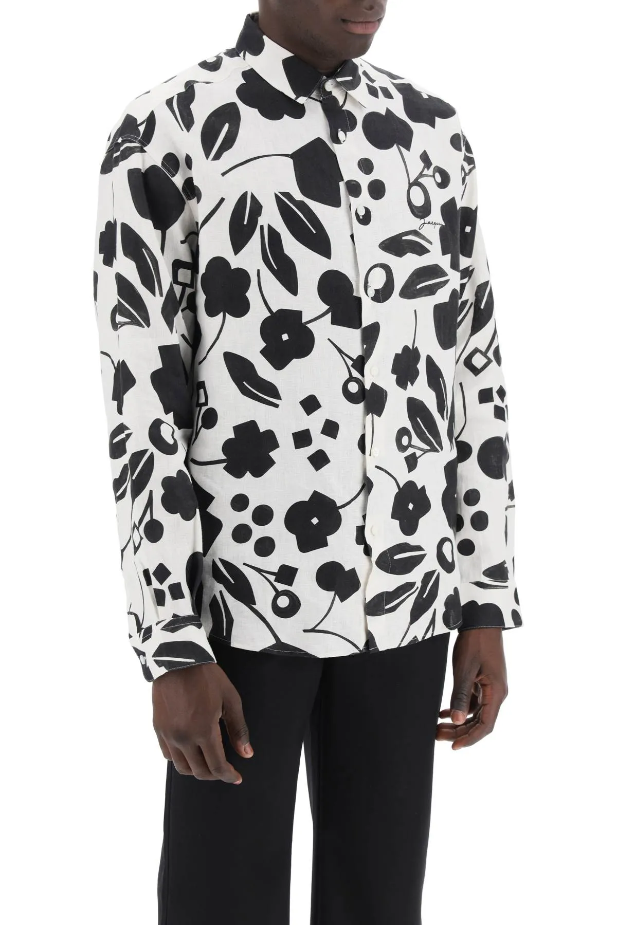Camicia di lino Jacquemus Floreale con