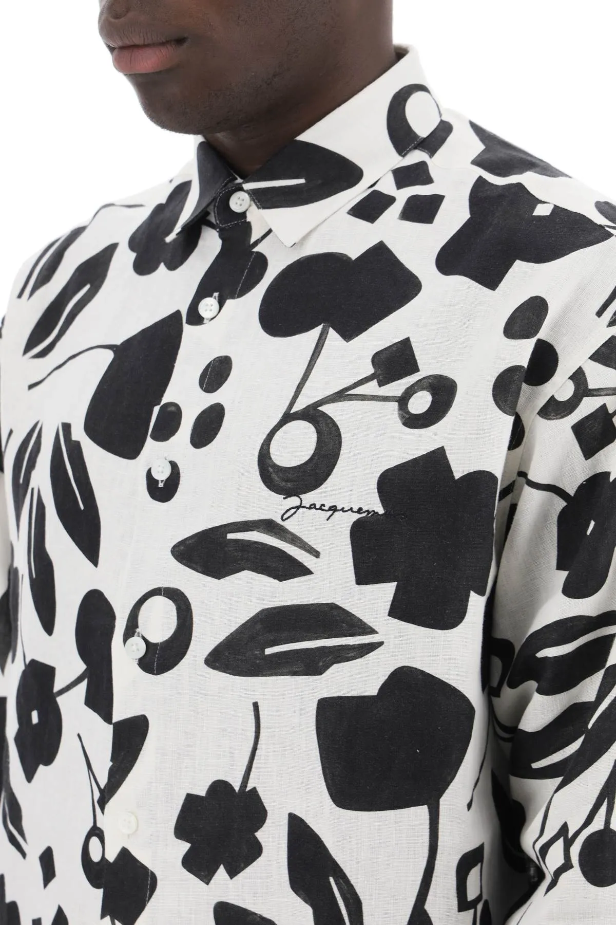 Camicia di lino Jacquemus Floreale con