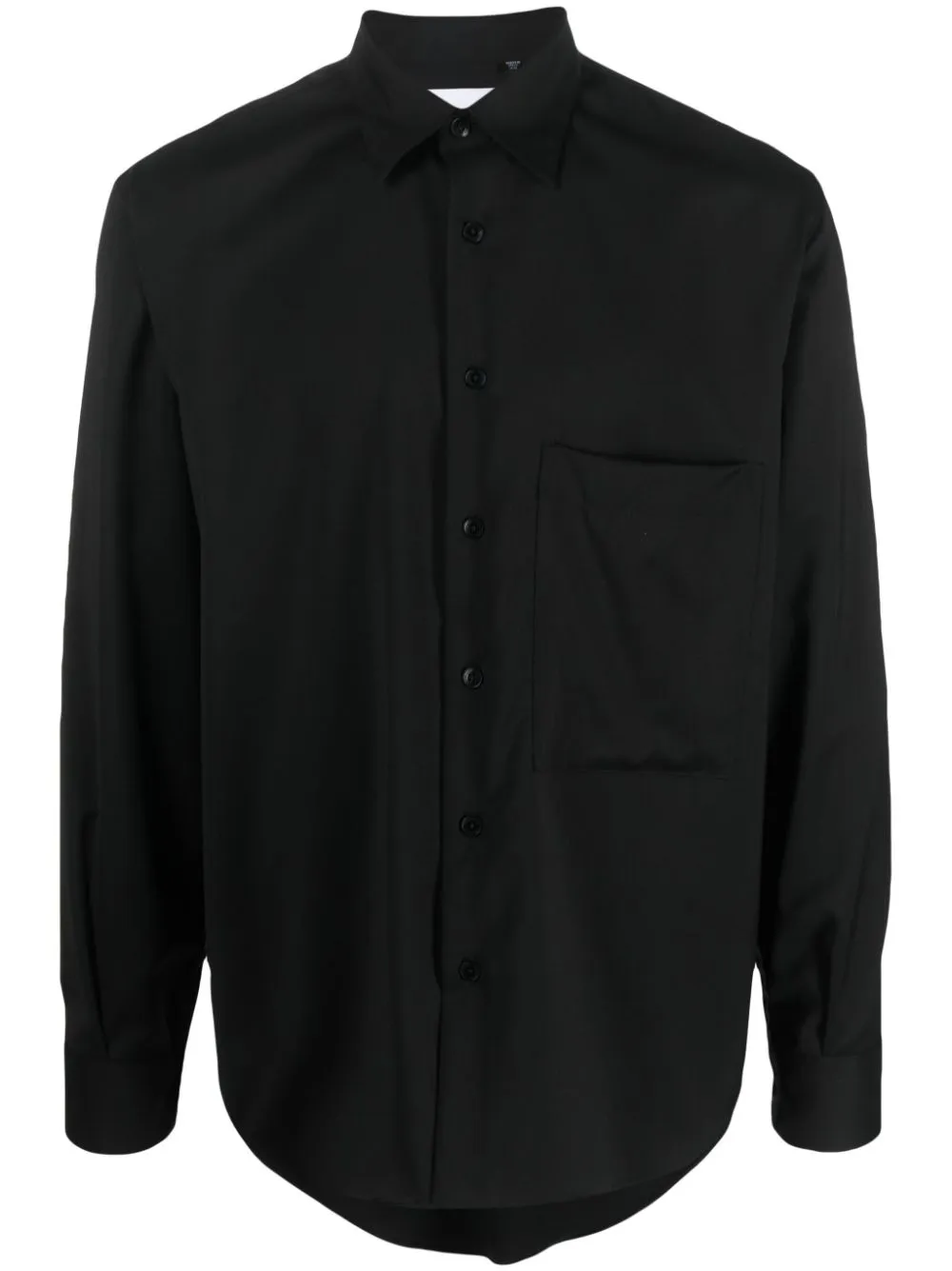 camicia nera large fit