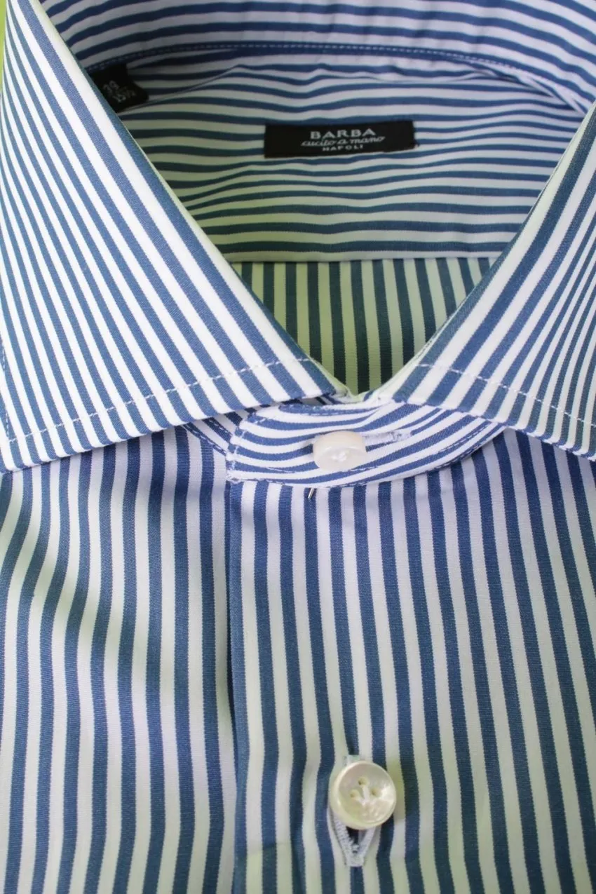 Camicia Uomo Barba Napoli Blue
