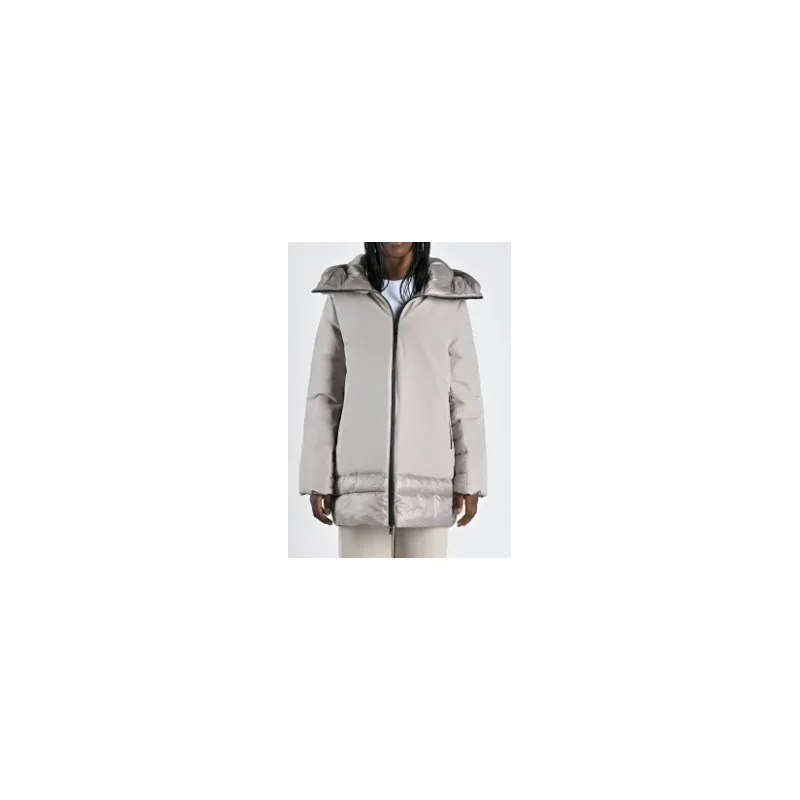 Canadian Classics Giacca Alma Coat 3/4 Softshell/Trapunt Capp Ovatta Beige Donna
