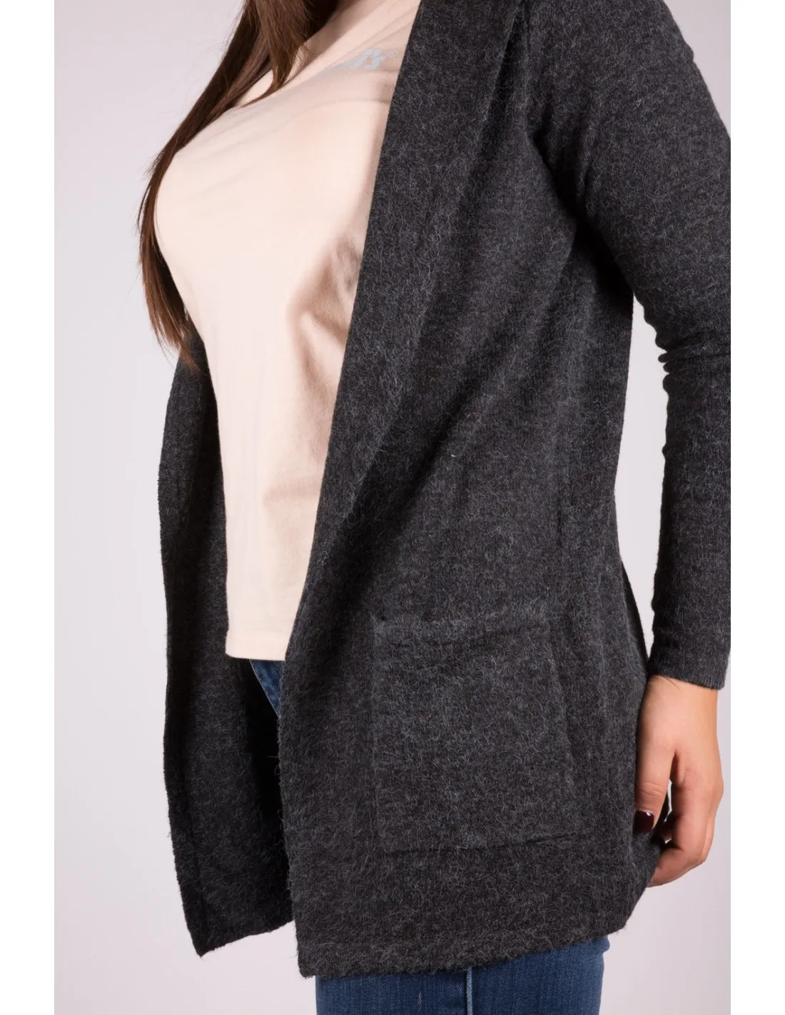 Cappotto lungo nero donna Vmdoffy Vero Moda